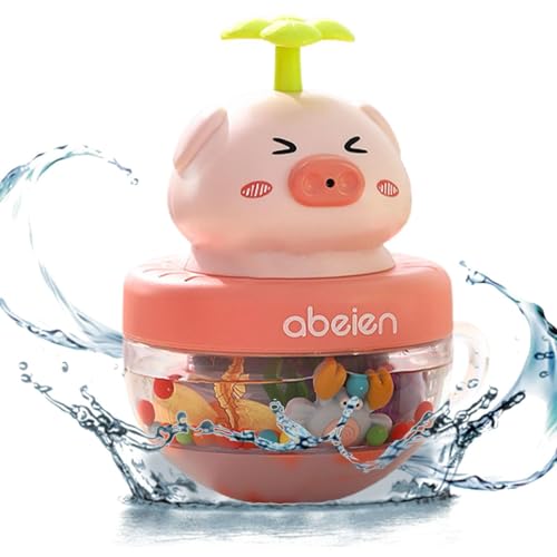 demaxiyad Tumble Bad Toy, Bad Squirter Toy | Nettes Wackble Badewannenspielzeug,Cartoon Wasserspray Fun Tier für Mädchen Badezeit Babyparty Geburtstag von demaxiyad