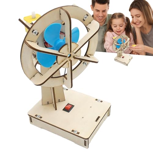 demaxiyad Wissenschaftsexperimente Set | Elektrischer OsziLüfter Experiment Kinder Spielzeug | Holzschaltkreis-Set Zur Förderung Logischen Denkens Für Mädchen Homeschool Vorschule von demaxiyad