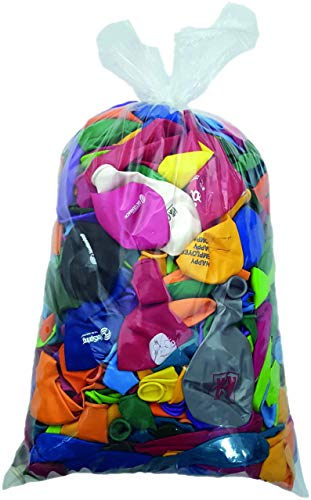 Luftballon Fehldrucke Beutel mit ca. 1,8 kg bunt gemischt mit ca. 500 Stück 25-40cm Durchmesser Ideal für Hochzeiten, Abifeiern, Firmenanlässe und Geburtstage Luftballon Fehldrucke Beutel mit ca. 1,8 kg bunt gemischt mit ca. 500 Stück 25-40cm Durchmesser Ideal für Hochzeiten, Abifeiern, Firmenanlässe und Geburtstage von deqoo