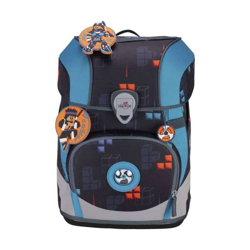 DERDIEDAS Schulrucksack ErgoFlex TINY Set - 6 tlg für Jungen, DerDieDas Designs Ninja Fighter von derdiedas