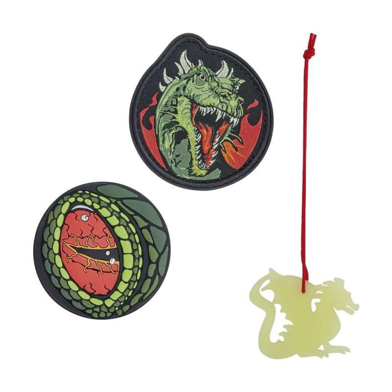 DERDIEDAS Wechselbuttons für Jungen, DerDieDas Designs Basilisk 3 tlg. von derdiedas