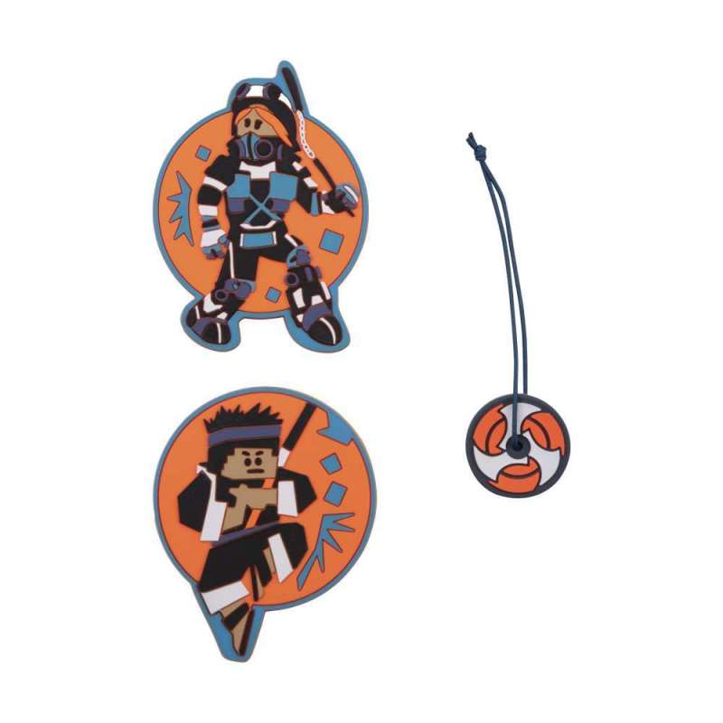 DERDIEDAS Wechselbuttons für Jungen, DerDieDas Designs Ninja Fighter 3 tlg. von derdiedas