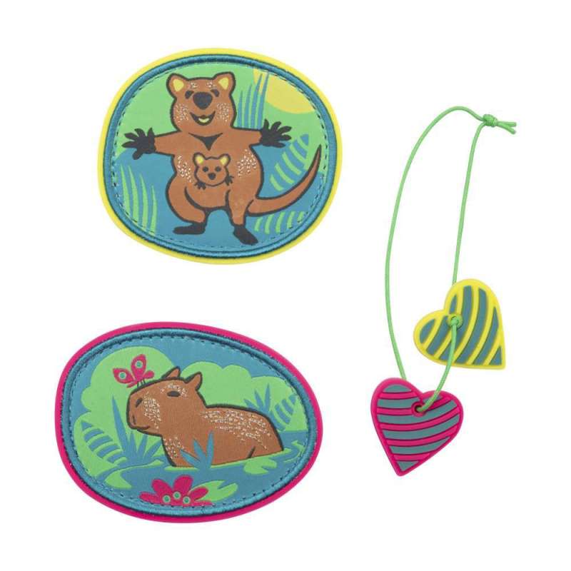 DERDIEDAS Wechselbuttons für Mädchen, DerDieDas Designs Paradise 3 tlg. von derdiedas