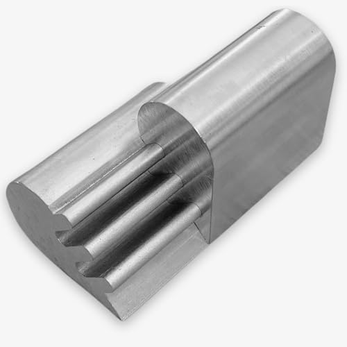 deskwhispers Herz Puzzle aus Edelstahl – 2-teiliges Null-Toleranz Präzisionsobjekt, EDM-gefertigt – Symbolisches Geschenk für Paare, Hochzeit, Valentinstag oder Jahrestag – Hochwertige Deko, 190 g von deskwhispers