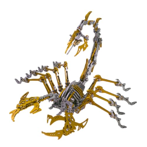 3D Metal Puzzle, 430 Teile Mechanisches Scorpion King 3D Metall Puzzle Modellbausatz, DIY-Bauspielzeug 3D-Metall-Skorpion-Modell Mit Werkzeug, Für Erwachsene Kinder von dewdat