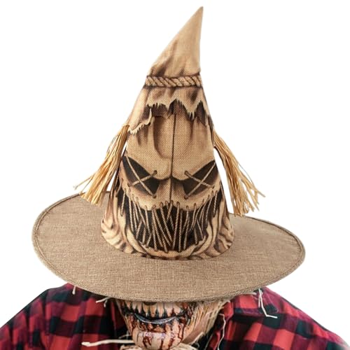 dewdat Halloween Vogelscheuchenhut | Augenfälliger Festtags Hut - Kostümzubehör Für Halloween Feste Bauernhof Mottopartys dewdat Halloween Vogelscheuchenhut | Augenfälliger Festtags Hut - Kostümzubehör Für Halloween Feste Bauernhof Mottopartys von dewdat