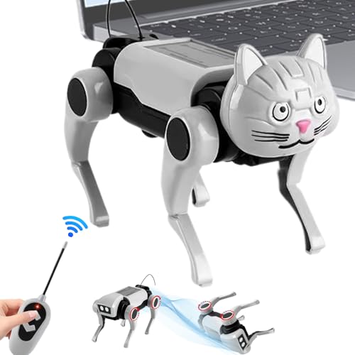 dewdat Hund Roboter,Interaktives Intelligentes Haustier Mit Fernsteuerung Und Berührungssensor Für Und Mädchen | RC Roboter Spielzeug Für Mädchen Ab 3 Jahren Indoor Outdoor Spielspaß dewdat Hund Roboter,Interaktives Intelligentes Haustier Mit Fernsteuerung Und Berührungssensor Für Und Mädchen | RC Roboter Spielzeug Für Mädchen Ab 3 Jahren Indoor Outdoor Spielspaß von dewdat