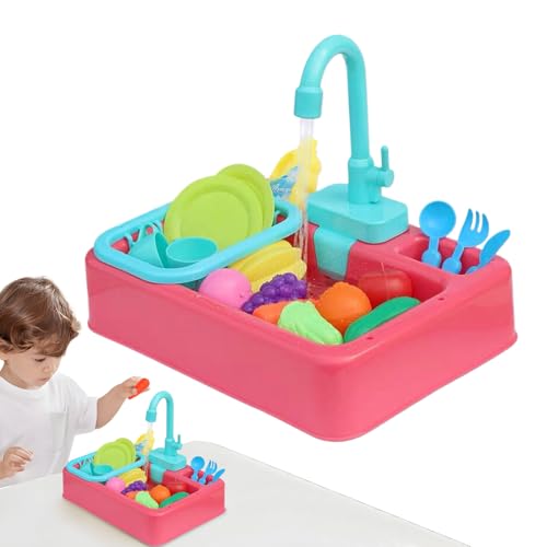 dewdat Küchenspülen Spielzeug - Funktionierendes Waschbecken Für Rollenspiele - Interaktive Lernspiele Ab 1 Jahr Drinnen Draußen Kleinkinder Mädchen dewdat Küchenspülen Spielzeug - Funktionierendes Waschbecken Für Rollenspiele - Interaktive Lernspiele Ab 1 Jahr Drinnen Draußen Kleinkinder Mädchen von dewdat