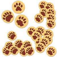 XXL Konfetti Raubtierspuren, 10 x Löwe, 10 x Leopard, 10 x Bär, je 4cm XXL Konfetti Raubtierspuren, 10 x Löwe, 10 x Leopard, 10 x Bär, je 4cm von dh-konzept