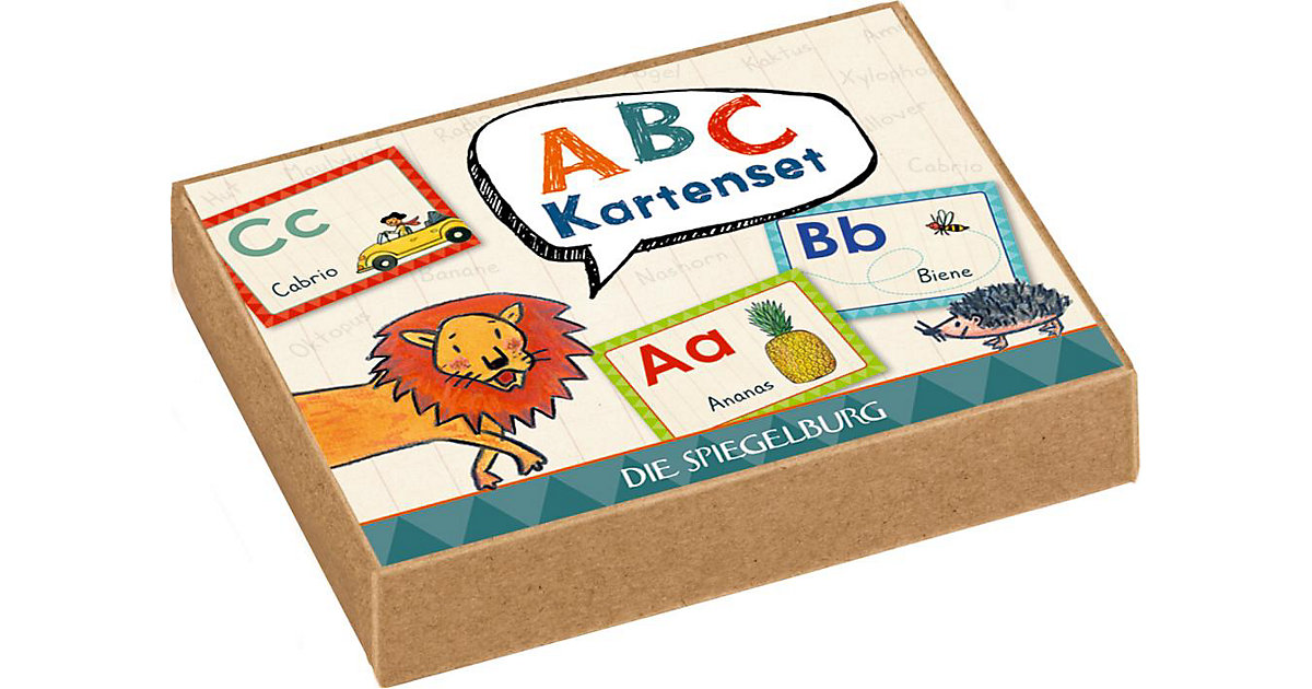 ABC-Kartenset - Bunte Geschenke ABC-Kartenset - Bunte Geschenke von die spiegelburg