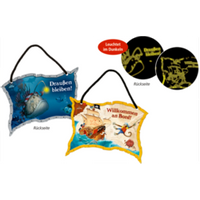 COPPENRATH 15996 Türschild (nachtleuchtend) Capt'n Sharky von die spiegelburg