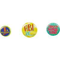 DIE SPIEGELBURG 0014670 Schulstart-Buttons Bunte Geschenke DIE SPIEGELBURG 0014670 Schulstart-Buttons Bunte Geschenke von die spiegelburg