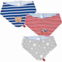 DIE SPIEGELBURG 0015278 Dreieckstücher Teddy BabyGlück (3 Stück im Set) von die spiegelburg