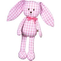 DIE SPIEGELBURG 0015795 Schlenkerhäschen BabyGlück, vichy rosa von die spiegelburg