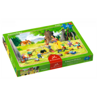 DIE SPIEGELBURG 11423 Boxpuzzle Schneewittchen und die sieben Zwerge (48 Teile) von die spiegelburg
