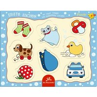 DIE SPIEGELBURG 13242 Kulleraugen-Puzzle Erste Sachen (8 Teile) von die spiegelburg