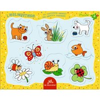 DIE SPIEGELBURG 13243 Kulleraugen-Puzzle Lieblingstiere (8 Teile) von die spiegelburg