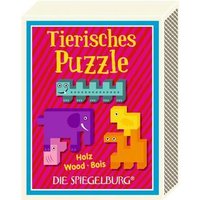 DIE SPIEGELBURG 14211 Spiel&Spaß in der Schachtel Tierisches Puzzle Bunte Geschenke von die spiegelburg