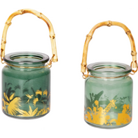 DIE SPIEGELBURG 16367 Kleines Windlicht "I love my Jungle" Garden, sortiert von die spiegelburg