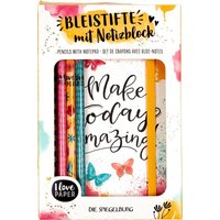 DIE SPIEGELBURG 17215 Bleistifte mit Notizblock - I love Paper DIE SPIEGELBURG 17215 Bleistifte mit Notizblock - I love Paper von die spiegelburg