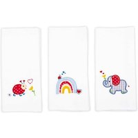 DIE SPIEGELBURG 17935 Spucktücher BabyGlück 3 Stück sortiert von die spiegelburg