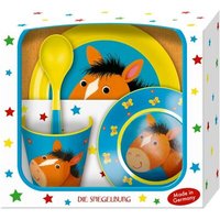 DIE SPIEGELBURG 18253 Geschenkset Kindergeschirr Pferd - Freche Rasselbande, 4-teilig DIE SPIEGELBURG 18253 Geschenkset Kindergeschirr Pferd - Freche Rasselbande, 4-teilig von die spiegelburg
