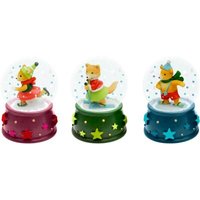 DIE SPIEGELBURG 18266 Mini-Schneekugel (Wintersport) - Wichtelzauber, 3-fach sortiert von die spiegelburg