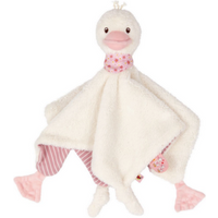 DIE SPIEGELBURG 18580 Schnuffeltuch Gans, rosa - BabyGlück von die spiegelburg
