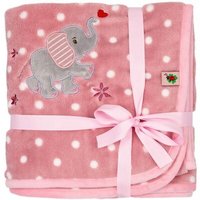 DIE SPIEGELBURG 18601 Kuscheldecke, rosa - BabyGlück 75x100 cm von die spiegelburg
