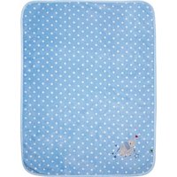 DIE SPIEGELBURG 18602 Kuscheldecke, hellblau - BabyGlück (ca. 75 x 100 cm) von die spiegelburg