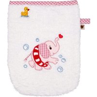 DIE SPIEGELBURG 18741 Waschhandschuh Elefant, rosa - BabyGlück von die spiegelburg