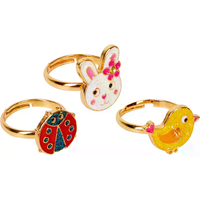 DIE SPIEGELBURG 22516 Ring (Marienkäfer, Hase und Küken), Fröhliche Ostern!, sortiert von die spiegelburg