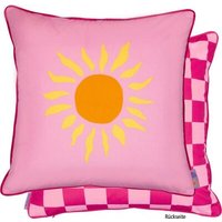 DIE SPIEGELBURG 22533 Kissen Karo - I love Summer (ca. 45x45 cm) von die spiegelburg