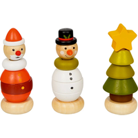 DIE SPIEGELBURG 22958 Holz-Stapelfigur - Wintertiere im Weihnachtswald, sortiert von die spiegelburg