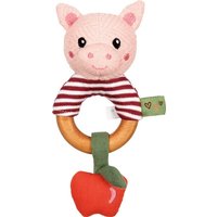 DIESPIEGELBURG 21852 Die Spiegelburg Holz-Ringrassel Schwein - Little Wonder von die spiegelburg