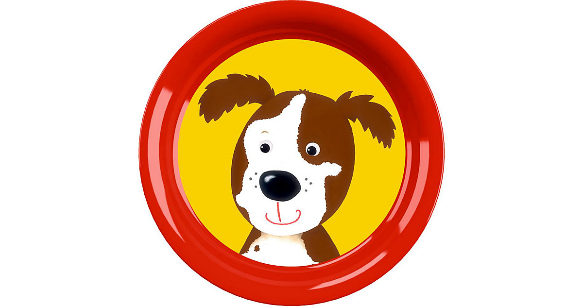 Kinderteller Freche Rasselbande Hund, ⌀ 20 cm rot Modell 2 Kinderteller Freche Rasselbande Hund, ⌀ 20 cm rot Modell 2 von die spiegelburg