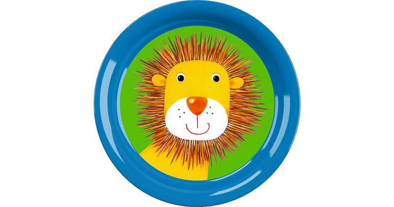 Kinderteller Freche Rasselbande Löwe, ⌀ 20 cm blau Modell 1 von die spiegelburg