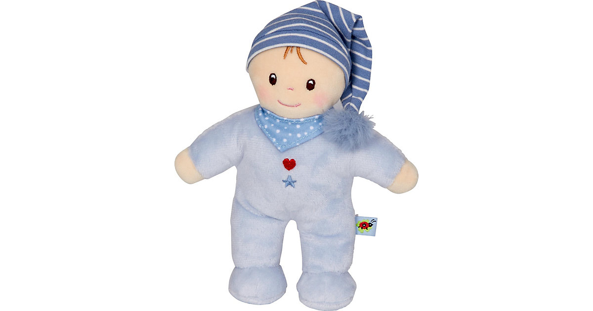 Kleine Schmusepuppe, hellblau - BabyGlück von die spiegelburg