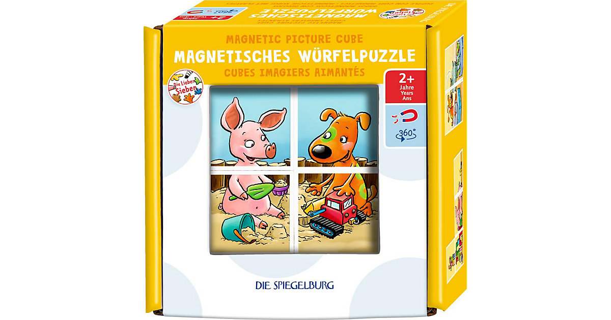Magnetisches Würfelpuzzle - Die Lieben Sieben Magnetisches Würfelpuzzle - Die Lieben Sieben von die spiegelburg