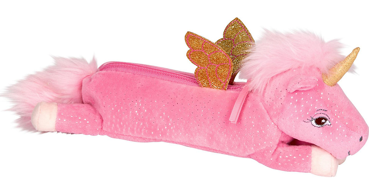 Plüsch-Schlampermäppchen Einhorn-Paradies, unbefüllt bunt Mädchen Kinder Plüsch-Schlampermäppchen Einhorn-Paradies, unbefüllt bunt Mädchen Kinder von die spiegelburg