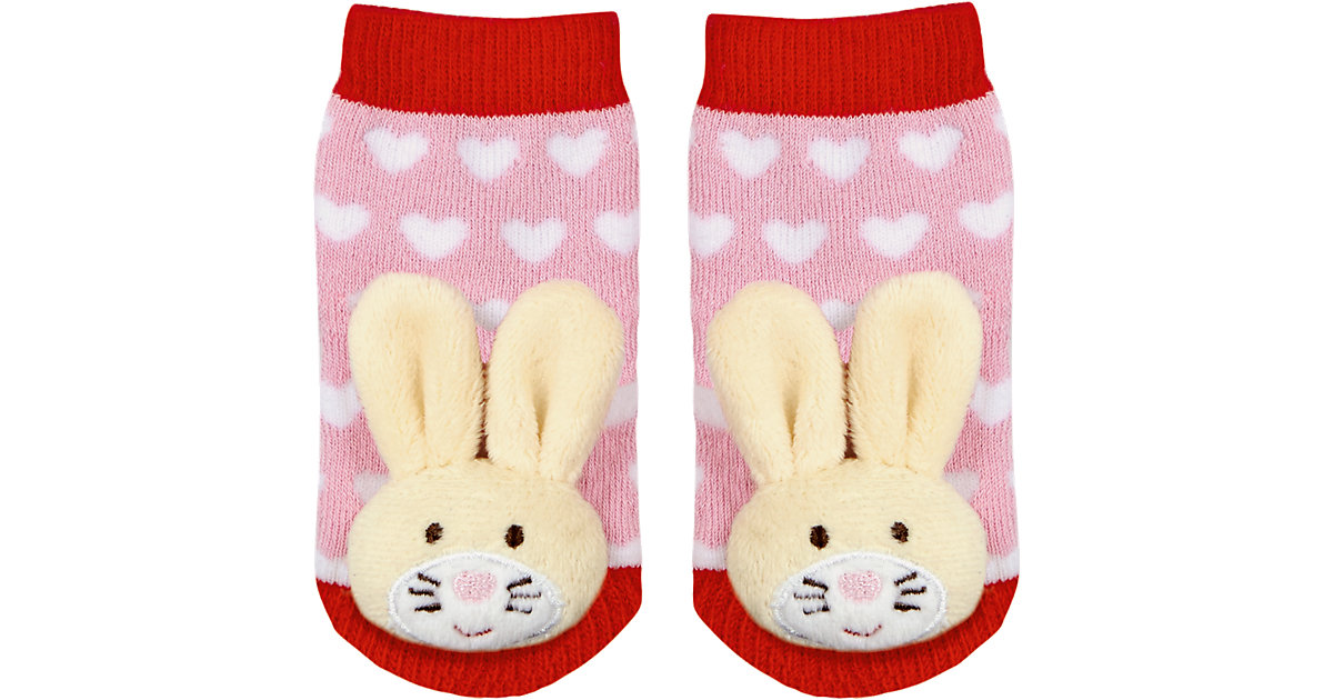 Rasselsöckchen Häschen BabyGlück, one size (2-12 Monate) von die spiegelburg