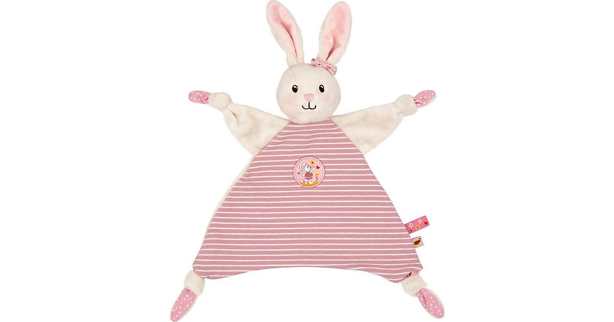Schnuffeltuch Häschen, rosa - BabyGlück von die spiegelburg