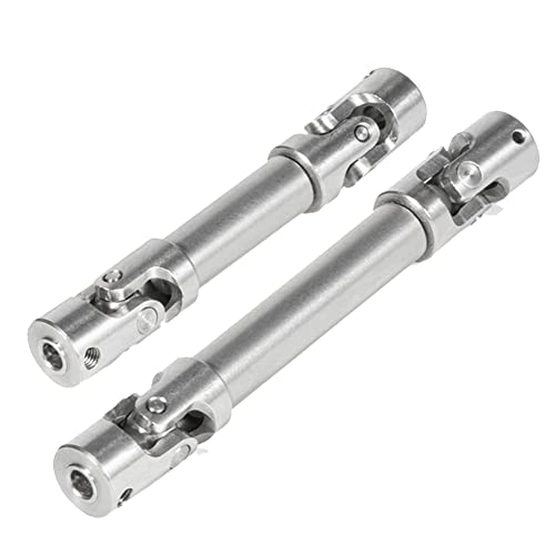 dieyyuca 2 STÜCKE CNC Internal Spline Metal Drive Shaft Joint Antriebswelle für 1/18 Capra UTB18 RC Car von dieyyuca