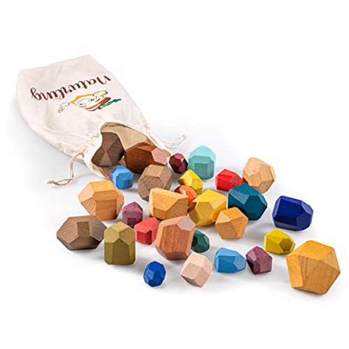 digitCUBE naturling Balancier Stapelsteine - Montessori Holzspielzeug handgemacht 28 Stück Maxi Set digitCUBE naturling Balancier Stapelsteine - Montessori Holzspielzeug handgemacht 28 Stück Maxi Set von digitCUBE