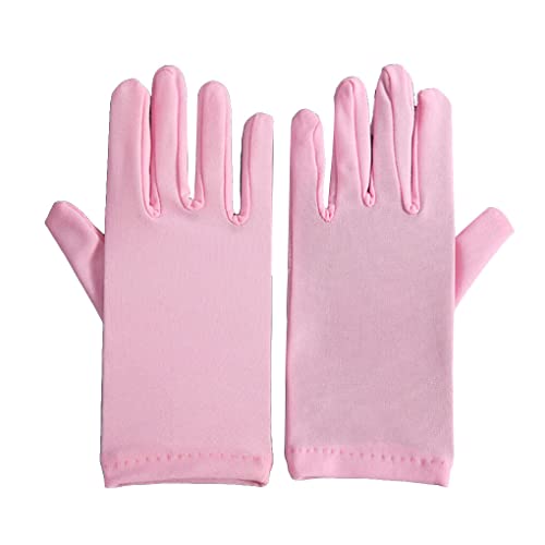 dijiusidy Spandex Handschuhe Damen Hand Trägt elastische Thermo Hände Zubehör Multicolor Multifunktionaler Milch Damen Sonnenschutz, Rosa von dijiusidy
