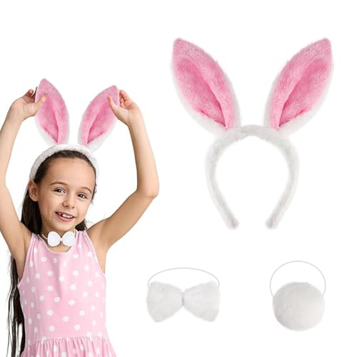 dinghaole 3 Stück Hase Cosplay Kostüm Zubehör, Kaninchen Ohren Stirnband, Hasen Kostüm Damen für Ostern Karneval Halloween Cosplay Geburtstags Party dinghaole 3 Stück Hase Cosplay Kostüm Zubehör, Kaninchen Ohren Stirnband, Hasen Kostüm Damen für Ostern Karneval Halloween Cosplay Geburtstags Party von dinghaole