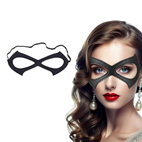 dinghaole Catwoman Maske, Halloween Katzen Maske, Katzenmaske Schwarze Katze Maske, Kätzchen Ledermaske für Damen Frauen Mädchen Cosplay Maske für Karneval Halloween Party Ball dinghaole Catwoman Maske, Halloween Katzen Maske, Katzenmaske Schwarze Katze Maske, Kätzchen Ledermaske für Damen Frauen Mädchen Cosplay Maske für Karneval Halloween Party Ball von dinghaole