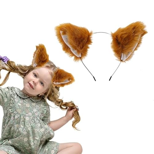 dinghaole Fuchs Ohren, Fuchs-Kostüm-Stirnband mit Fuchsohren, Tierkostüm für Kostüme, Faschingskostüm Fuchs Cosplay für Karneval Halloween Tierkostüm Fuchs Ohren Cosplay dinghaole Fuchs Ohren, Fuchs-Kostüm-Stirnband mit Fuchsohren, Tierkostüm für Kostüme, Faschingskostüm Fuchs Cosplay für Karneval Halloween Tierkostüm Fuchs Ohren Cosplay von dinghaole