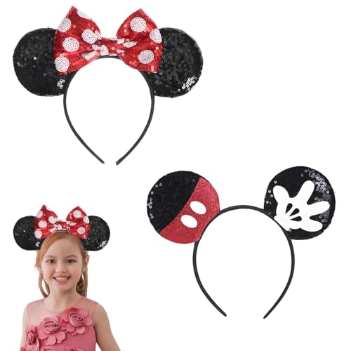 Dinghaole Stich's Große Ohren Maus Ohren Stirnband Zubehör Urlaub Party Geburtstag Party Cosplay Zubehör Für Erwachsene/Kinder von dinghaole