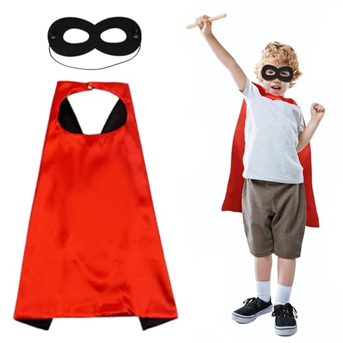 dinghaole Superhelden-Umhang für Kinder, Umhang und Maske Superhelden Cosplay Kostüme, Superhelden Capes Masken für Halloween Karneval geburtstag Fasching, Masquerade Kostüm für Kinder dinghaole Superhelden-Umhang für Kinder, Umhang und Maske Superhelden Cosplay Kostüme, Superhelden Capes Masken für Halloween Karneval geburtstag Fasching, Masquerade Kostüm für Kinder von dinghaole